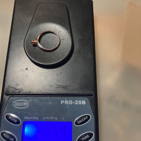 c.1900 Ostby & Barton Paste Stone Ring 10k Solid Gold Tiffany Setting sz3 - Picture 11 of 12